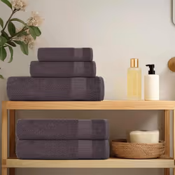 vidaXL Soap Towels 10 pcs Anthracite 30x30 cm 360 gsm 100% Cotton towel