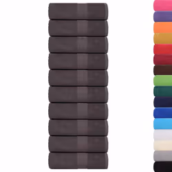 vidaXL Soap Towels 50 pcs Anthracite 30x30 cm 360 gsm 100% Cotton towel