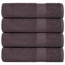 vidaXL Bath Towels 4 pcs Anthracite 100x150 cm 360 gsm 100% Cotton towel