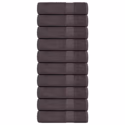 vidaXL Bath Towels 10 pcs Anthracite 100x150 cm 360 gsm 100% Cotton towel