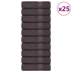 vidaXL Bath Towels 25 pcs Anthracite 100x150 cm 360 gsm 100% Cotton towel