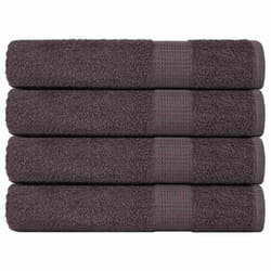 vidaXL Sauna Towels 4 pcs Anthracite 80x200 cm 360 gsm 100% Cotton towel