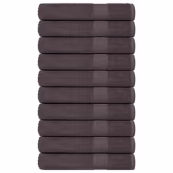 vidaXL Sauna Towels 10 pcs Anthracite 80x200 cm 360 gsm 100% Cotton towel