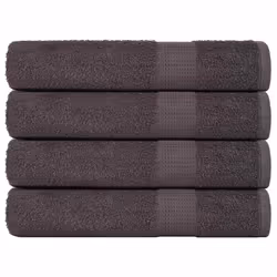 vidaXL Towels 4 pcs Anthracite 100x200 cm 360 gsm 100% Cotton towel on beach