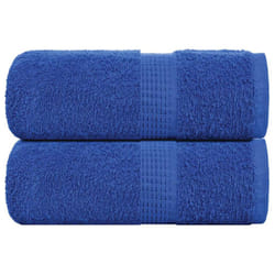 vidaXL Towels Kitchen Tea Towel Dish Towel Wash Towel 360 gsm 100% Cotton - blue, 30 x 30 cm