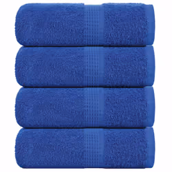 vidaXL Soap Towels 4 pcs Blue 30x30 cm 360 gsm 100% Cotton towel bath towel