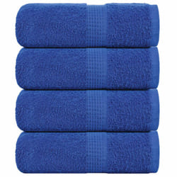 vidaXL Soap Towels 4 pcs Blue 30x30 cm 360 gsm 100% Cotton towel bath towel