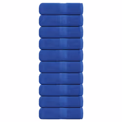 vidaXL Soap Towels 10 pcs Blue 30x30 cm 360 gsm 100% Cotton towel bath towel