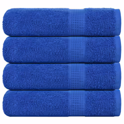vidaXL Shower Towels 4 pcs Blue 70x140 cm 360 gsm 100% Cotton towel