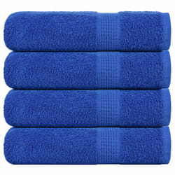vidaXL Shower Towels 4 pcs Blue 70x140 cm 360 gsm 100% Cotton towel