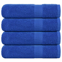 vidaXL Bath Towels 4 pcs Blue 100x150 cm 360 gsm 100% Cotton towel