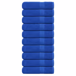 vidaXL Bath Towels 10 pcs Blue 100x150 cm 360 gsm 100% Cotton towel