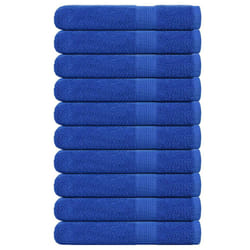 vidaXL Towels 10 pcs Blue 100x200 cm 360 gsm 100% Cotton towel on beach