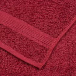 vidaXL Towels Kitchen Tea Towel Dish Towel Wash Towel 360 gsm 100% Cotton - bordeaux, 70 x 140 cm - Additional view 4