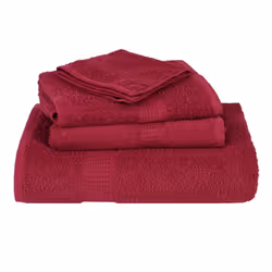 vidaXL Sauna Towels Set of 2 Bordeaux 80 x 200 cm 100% Cotton
