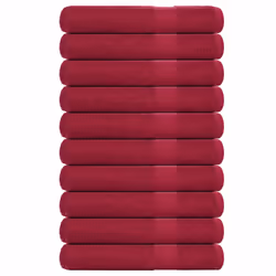 vidaXL Towels 10 pcs Bordeaux 100x200 cm 360 gsm 100% Cotton towel on beach