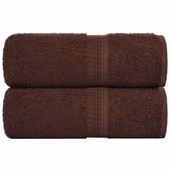 vidaXL Towels Kitchen Tea Towel Dish Towel Wash Towel 360 gsm 100% Cotton - brown, 30 x 30 cm