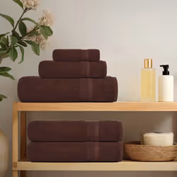 vidaXL Towels Kitchen Tea Towel Dish Towel Wash Towel 360 gsm 100% Cotton - brown, 30 x 30 cm