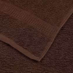 vidaXL Towels Kitchen Tea Towel Dish Towel Wash Towel 360 gsm 100% Cotton - brown, 30 x 30 cm - Additional view 4