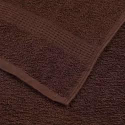 vidaXL Soap Towels 4 pcs Brown 30x30 cm 360 gsm 100% Cotton towel bath towel - Additional view 4