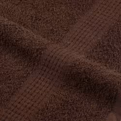 vidaXL Soap Towels 4 pcs Brown 30x30 cm 360 gsm 100% Cotton towel bath towel - Additional view 5