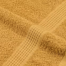 vidaXL Guest Towels 4 pcs Gold 30x50 cm 360 gsm 100% Cotton towel face towel - Additional view 5