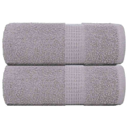 vidaXL Towels Kitchen Tea Towel Dish Towel Wash Towel 360 gsm 100% Cotton - grey, 30 x 30 cm
