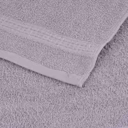 vidaXL Guest Towels 4 pcs Grey 30x50 cm 360 gsm 100% Cotton towel face towel - Additional view 4