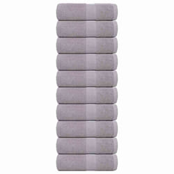 vidaXL Guest Towels 10 pcs Grey 30x50 cm 360 gsm 100% Cotton towel face towel