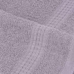 vidaXL Guest Towels 10 pcs Grey 30x50 cm 360 gsm 100% Cotton towel face towel - Additional view 7