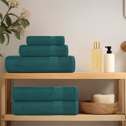 vidaXL Bath Towels 2 Pieces Green 100 x 150 cm 360 g/m 100% Cotton
