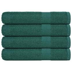 vidaXL Sauna Towels 4 pcs Green 80x200 cm 360 gsm 100% Cotton towel bath towel