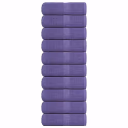 vidaXL Soap Towels 10 pcs Purple 30x30 cm 360 gsm 100% Cotton towel bath towel