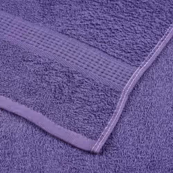 vidaXL Bath Towels 10 pcs Purple 100x150 cm 360 gsm 100% Cotton towel - Additional view 4