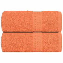 vidaXL Towels Kitchen Tea Towel Dish Towel Wash Towel 360 gsm 100% Cotton - orange, 30 x 30 cm