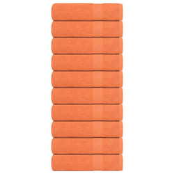 vidaXL Bath Towels 10 pcs Orange 100x150 cm 360 gsm 100% Cotton towel