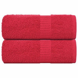 vidaXL Towels Kitchen Tea Towel Dish Towel Wash Towel 360 gsm 100% Cotton - red, 30 x 30 cm
