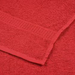vidaXL Soap Towels 4 pcs Red 30x30 cm 360 gsm 100% Cotton towel bath towel - Additional view 4