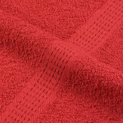 vidaXL Soap Towels 4 pcs Red 30x30 cm 360 gsm 100% Cotton towel bath towel - Additional view 5