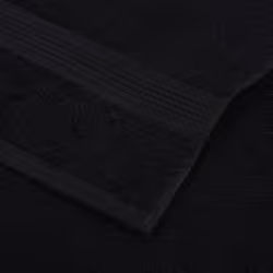 vidaXL Towels Kitchen Tea Towel Dish Towel Wash Towel 360 gsm 100% Cotton - black, 70 x 140 cm - Additional view 4