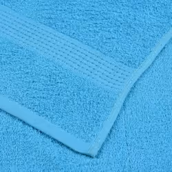 vidaXL Towels Kitchen Tea Towel Dish Towel Wash Towel 360 gsm 100% Cotton - turquoise, 30 x 30 cm - Additional view 4