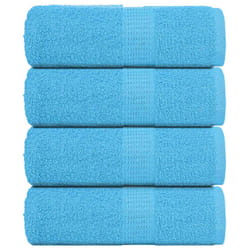 vidaXL Soap Towels 4 pcs Turquoise 30x30 cm 360 gsm 100% Cotton towel