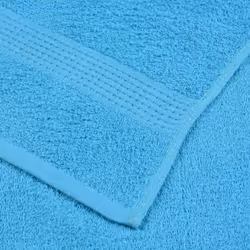 vidaXL Soap Towels 10 pcs Turquoise 30x30 cm 360 gsm 100% Cotton towel - Additional view 4
