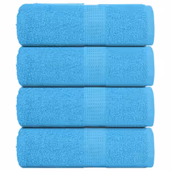 vidaXL Guest Towels 4 pcs Turquoise 30x50 cm 360 gsm 100% Cotton towel