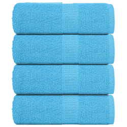 vidaXL Guest Towels 4 pcs Turquoise 30x50 cm 360 gsm 100% Cotton towel