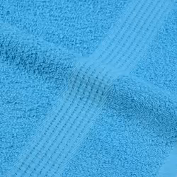 vidaXL Guest Towels 4 pcs Turquoise 30x50 cm 360 gsm 100% Cotton towel - Additional view 5