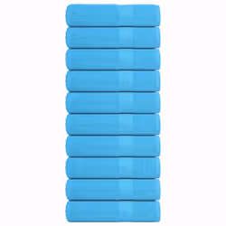 vidaXL Bath Towels 10 pcs Turquoise 100x150 cm 360 gsm 100% Cotton towel