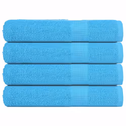 vidaXL Sauna Towels 4 pcs Turquoise 80x200 cm 360 gsm 100% Cotton towel