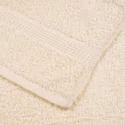 vidaXL Towels Kitchen Tea Towel Dish Towel Wash Towel 360 gsm 100% Cotton - cream, 30 x 30 cm - Additional view 4