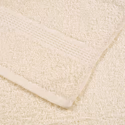 vidaXL Towels Kitchen Tea Towel Dish Towel Wash Towel 360 gsm 100% Cotton - cream, 30 x 50 cm - Additional view 4
